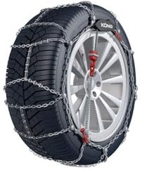 Schneeketten-Set - König CL-10 Schneeketten ADAC TESTSIEGER für 155/65 R13 im Set mit hochwertigen Handschuhen
