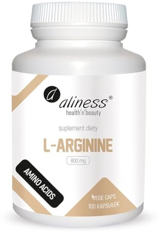 L-Arginin 800mg 100 Kapseln Gemüsekappen Aliness