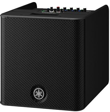 Yamaha STAGEPAS 200 Sistema PA Portátil – Amplificador Class-D 180W, Altavoz coaxial 8, Mezclador Digital 5 Canales con SPX, Ducker, Supresor de Retroalimentación, Bluetooth & Control Remoto – Negro