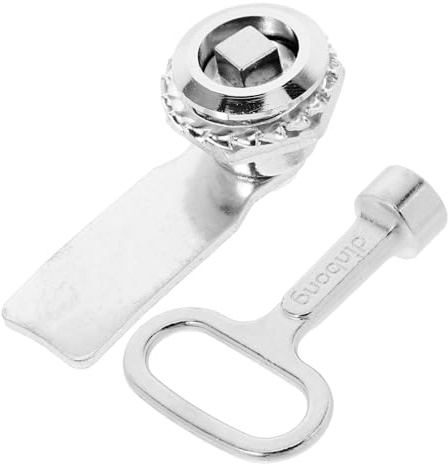 GLEAVI Cerradura Cilíndrica De Seguridad Con Llave Cuadrada Para Almacenamiento De Rv y Gabinetes Eléctricos Cerradura Tubular Para Cajas De Herramientas y Archivadores