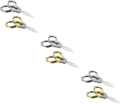 SUPVOX 3 Juegos Tijeras De Hilo De Pescar Tijera De Pesca Profesional Cortador De Línea Tijeras para De Pesca Tijeras para Pescar Aleación De Aluminio Silver 2 Piezas * 3