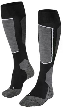 FALKE Women's SK6 calcetines de esquí acolchado ultraligero anti