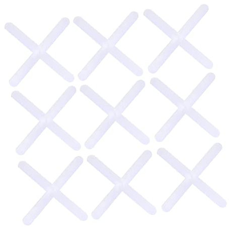 POPETPOP 2000pcs Tile Spacers for Ceramic Wall and Floor Installation Cross Shaped Grout Spacers Tiling Tools for Neat and Accurate Positioning