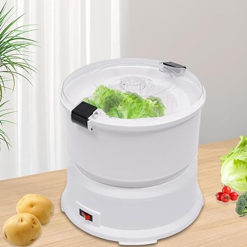 VNNHGB Éplucheur de Pommes de Terre électrique, 85 W, Automatique, à Un Bouton, avec Fil électrique, éplucheur de Pommes de Terre