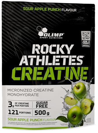 Olimp Rocky Athletes Creatine - 500 g, Sour Apple Punch