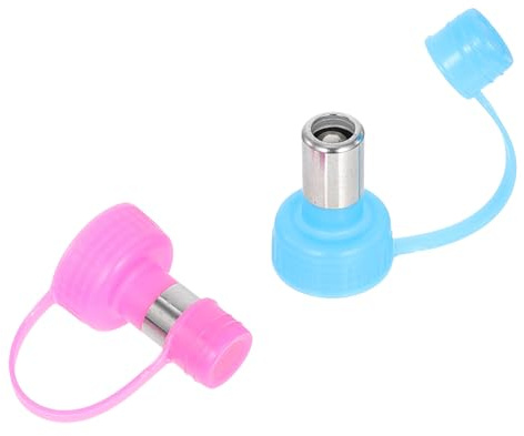 TOYANDONA Bouteille d'eau Portable pour Animaux De Compagnie Distributeur, Bouchon Étanche en Plastique Solide, Lot De 2 Pièces, Légère, pour Promenade Et Voyage Chien Et Chat