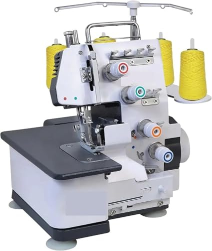 Macchina per tagliacuci professionale - Sistema overlock 3-4 fili per cuciture durevoli, ideale per lavori intensivi e tessuti resistenti