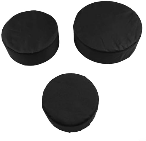 Drivstraw Macetas flotantes para estanque para plantas acuáticas, forro de tela tejida para jardín de agua con refugio para peces, diámetro interior de 23 cm, negro, paquete de 3 (L+ M + S)