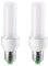Elrigs Bombilla LED E27 luz calida, 9W LED Tubular Equivalente a 100W Halógenas o 18W Bombillas bajo consumo, 3000K Blanco Calido iluminacion para luz habitacion No Regulable, 2 Unidades