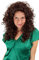 WIG ME UP - PW0032-P4 Perücke Fasching Lockenpracht Vamp Braun Brünett Locken