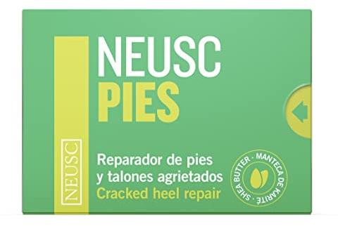 Neusc Pies Pastilla - Reparador de talones agrietados - Crema sólida con envase de cartón