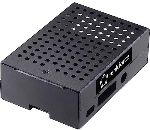 Renkforce RBP-ALC100 SBC-Gehäuse Passend für (Entwicklungskits): Raspberry Pi® inkl. aktiven Kühler Schwarz
