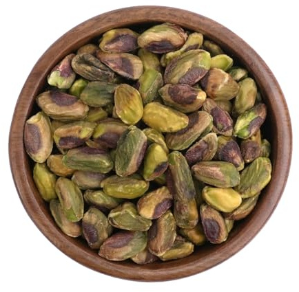 KERNenergie Pistazien, geröstet - geröstete Pistazien ohne Salz - Pistazienkerne ungesalzen, ohne Schale - 1000g Dose, schwarz