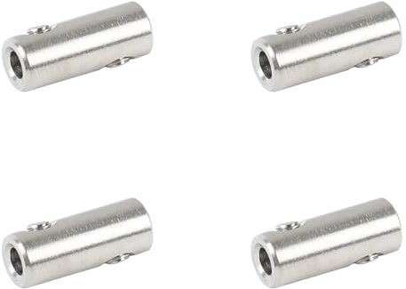 Drahtseilklemmen, 1,5 mm, 4 Packungen, Edelstahl-Drahtseilkausche, Drahtseilklemme, Drahtseilschloss mit Endschraubstopper