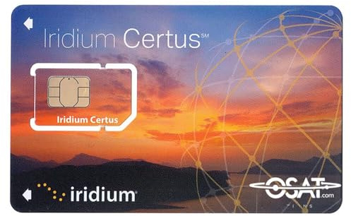 Iridium Certus SIM-kort för Iridium Go! Exec månatliga kontrakt