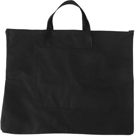 BEBEMOKO Wasserdichte Aufbewahrungstasche für Zeichenbrett, schwarz, Dokumententasche für Kunstbedarf, Skizzieren und Schule, vielseitige Zeichentasche zum Organisieren Ihrer kreativen Utensilien,