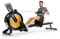 Sportstech PROwer Rudergerät für Zuhause, 32 Stufen Magnetwiderstand, LED Display, Dual Slide Rail, Bluetooth App kompatibel, leise, Ganzkörpertraining, Tablethalterung (PROWER Oak)
