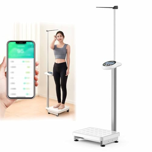Báscula Médica Digital Profesional Con Pantalla LCD, Rango De Medición De Altura: 70-190 Cm, Capacidad De Carga: 200 Kg, Báscula De Salud De Precisión Para El Hogar, Para Medir Peso, Altura E IMC.