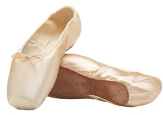 Etoile Balance European ES0160L per Bloch Scarpette da Punta Forma Arcuata Punte Sport Danza Classica Nastri Ballerina Relax Saggio Prova Spettacolo Ballo Insegnante (Rosa Pianta 2X, 6)