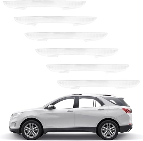 6 Pièces Protecteur de Bord de Porte de Voiture, Transparent Protection de en PVC, Voiture protecteurs de Porte Joint, Protecteur de Bord de Porte de Voiture, Universel Accessoires de Véhicule