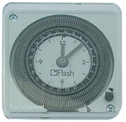 Cewal Accessori per Riscaldamento - INTERRUTTORE ORARIO PROGRAMMAZIONE GIORNALIERA DA PARETE
