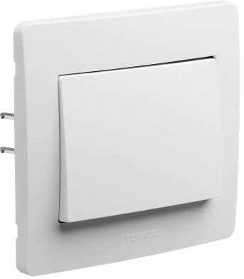 Interruptor de encendido y apagado – Toma eléctrica estándar – Toma extra plana – Toma de pared – Interruptor inalámbrico – Toma de pared – DEBFLEX – Va y viene o interruptor de 16 A 250 V CA con
