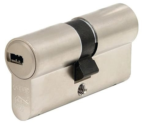 Abus Cylindre de porte profilé Demi-cylindre à bouton EC660 ECK660 avec carte de sécurité Différentes fermetures PZ 40/40