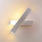 Chrasy Applique da Parete Interno Moderno Lampada da Parete a LED 12W Bianco Calda Lampada a Muro per Decorazione in Ferro Struttura in Metallo Lampada da Parete a LED Luce (Bianco)