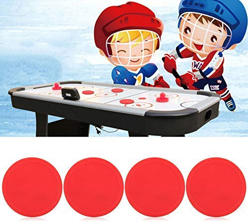 ALOMEJOR Air Hockey Pucks und Schläger Set, Hochwertige Kunststoff Paddel in 3 Größen, Ersatzzubehör für Tischspiele, Geeignet für Kinder und Erwachsene