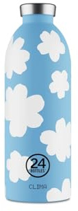 24BOTTLES Clima Flaska – Termisk vattenflaska 850 ml rostfritt stål, 100 % lufttät termosflaska (12h varm 24 timmar kall) med italiensk design, miljövänliga termiska flaskor, vattenflaska