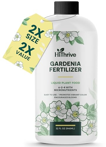 32oz Gardenia Fertilizer - Makes 192 Gallons of Indoor Plant Food for Gardenia Plants Live, Nutrient-Rich Outdoor & Indoor Plant Fertilizer, Flower Food for Vibrant Growth and Beautiful Blooms
