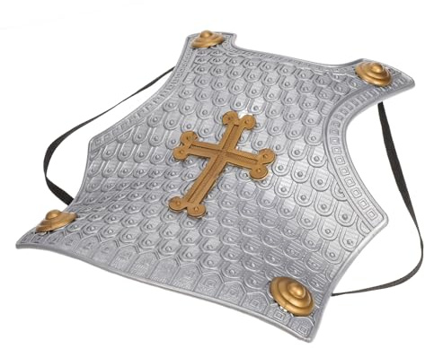 DEARMAMY Retro Roman Armor for Boys and Girls Safe Plastic Costume Prop Realistic Role-Playing Toy for Boys and Girls for Dress-Up Parties and Themed Events