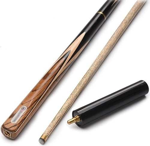 Generisch Professioneller Billardqueue mit verlängertem Griff und Koffer, Snookerqueue mit 3/4-Gelenk, handgefertigter Poolstock für fortgeschrittene Spieler(Color:B,Size:10.2MM)