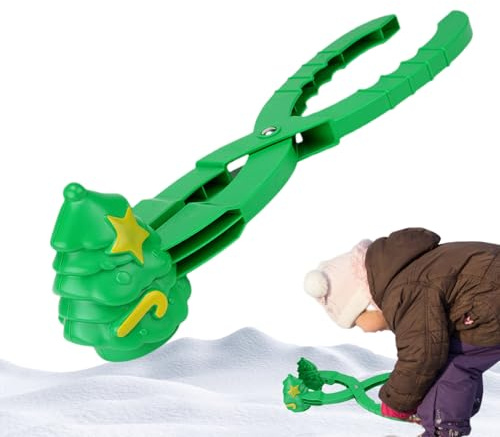 Formeur de boules de neige : poignée antidérapante, bords et confortables, clips pour boules de neige, jouets pour jouer en plein air en hiver | Fabricant de boules de neige pour Noël, Acció