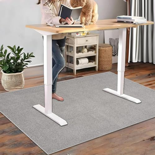 Alfombra Protectora Suelo Silla Ruedas Alfombrilla Protectora Suelo para Silla de Oficina 60 x 110 cm Alfombrillas Silla Gaming Grande Alfombras para Sillas Multifuncionales para Oficinas el Hogar
