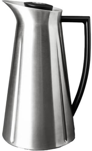 Rosendahl Isolierkanne 1,0 l Grand Cru klassisches Design Tastenfunktion, Stahl