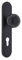 Tesa Assa Abloy TTF72UNE Accionamiento Exterior Para Modelos De Embutir De Pomo Tirador con BocallaveNegro Bocallave a 72 mm TTF72U