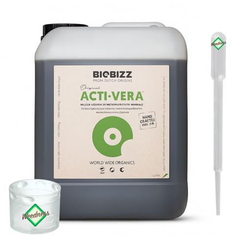 BioBizz gödselmedel Acti-Vera 5 liter - naturligt gödselmedel NPK gödselmedel växa organiska orkidéer bonsai organiska