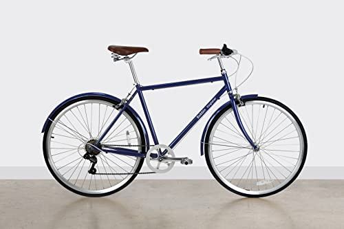 Bobbin Kingfisher Commuter Bike Adult Bike Mens/Ladies Bicycle Urban S/M Moody Blueberry (Black Tyres)