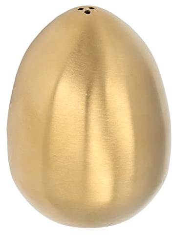 Shaker per spezie per uova, saliera a forma di Compatto Comodo A181 Facile da distinguere per feste per riunioni di famiglia per barbecue all'aperto Oro