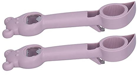 Abrelatas 4 en 1 Universal, Abridor Manual de Botellas, Abrelatas Manuales, Abridor de Botellas Manual Portátil para Bebidas, Abridor de Latas Multifunción Profesional para el