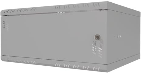 Stalflex Serveur Armoire Réseau 19 Pouces 4U 450mm Standard - Acier Robuste - Racks pour Ordinateur et Serveur - Armoire Informatique Compatible avec Serveur Rack et Baie de Brassage