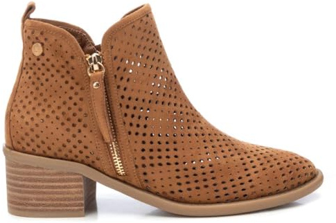 XTI - Botín Mujer Camel - Calzado Cómodo y Versátil - Moda casual - Modelo 14396102 (Talla 36)
