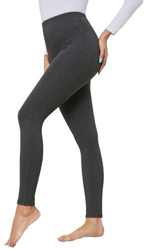 Terecey Pantalones Interior Termicos Mujer Suaves Leggings Termicos Mujer Invierno Cálidos Pantalon Forro Polar Cálidos Pantalon