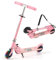 COSTWAY Roller Kinder klappbar, Kinderroller mit LED-Räder, Lenker, Ständer & Tragegurt, Scooter höhenverstellbar, Tretroller Cityroller Kickscooter für Jungen & Mädchen ab 3 Jahren (Rosa)