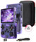 SCGAMES Consola Retro Portátil Mejorada Vers. 2025 R36S + 20.000 Juegos y 19 Emuladores | Tarjeta 64GB, Pantalla IPS 3.5, Videoconsola, Gaming, Videojuegos, Arcade | Ideal Niños y Mayores | Morada