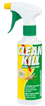 Clean Kill Insetticida Ecologico Biokill Spray Extra Micro Fast No Gas a Base Acquosa (1 X 375 ml)