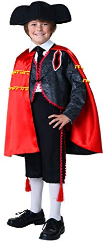 Fun Costumes Kid's Matador Costume for Cinco de Mayo & Parties - Bullfighter Outfit with Bolero Jacket Hat M