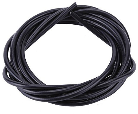 VGEBY1 Fahrradbremsseil, Bowdenzug Bremszug Hülle Bunte Bremsseiladern für Fahrradzubehör(Schwarz)
