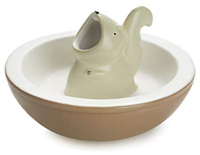 Balvi Cuenco Aperitivo Hungry Squirrel Bol para Snacks 2 en 1 con Compartimento Interior para cáscara